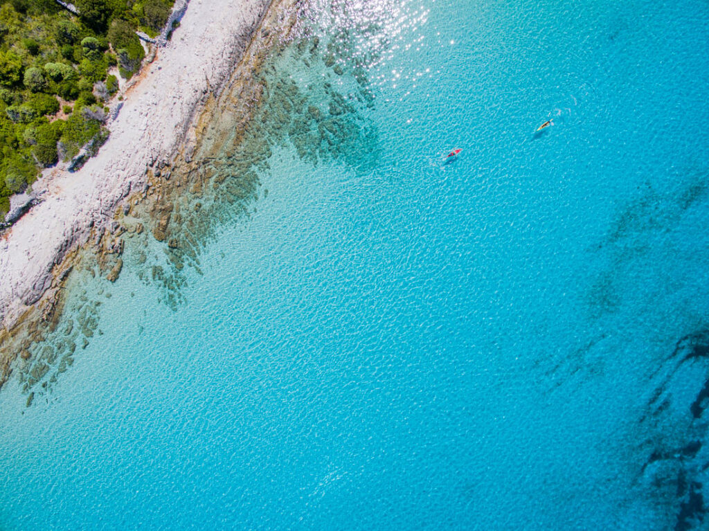 plaža Veli žal kajaci