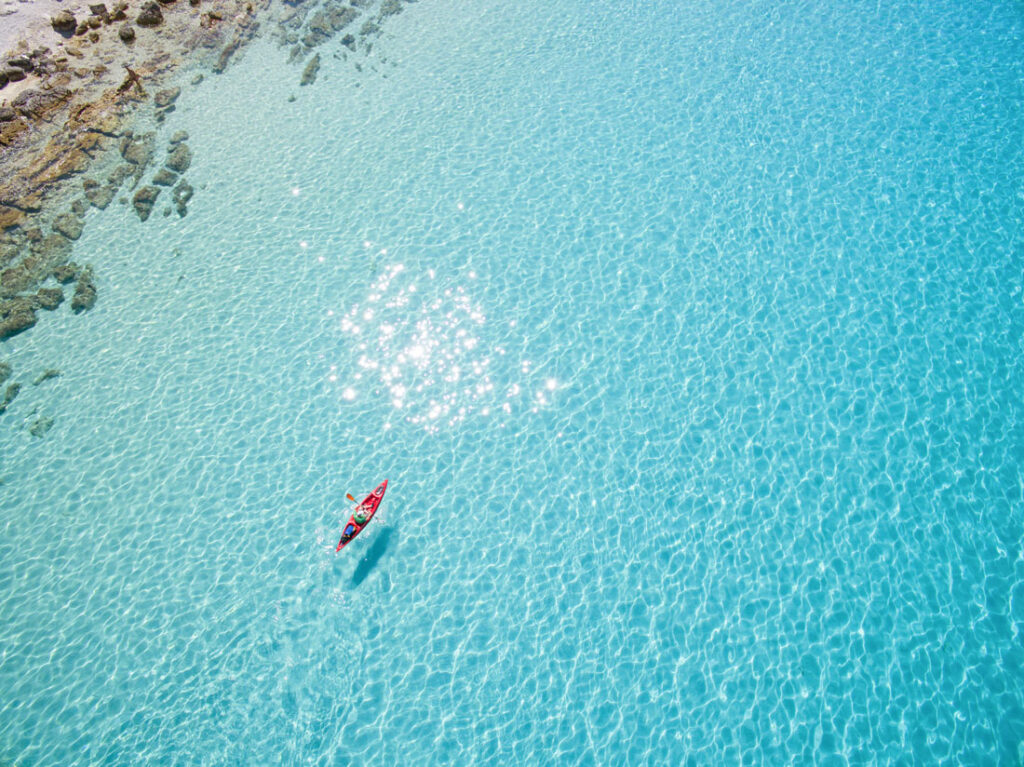 plaža Veli žal kajak