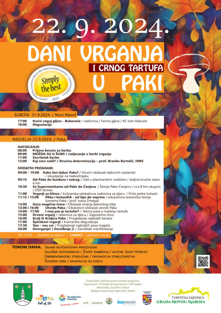 Dani vrganja i crnog tartufa program